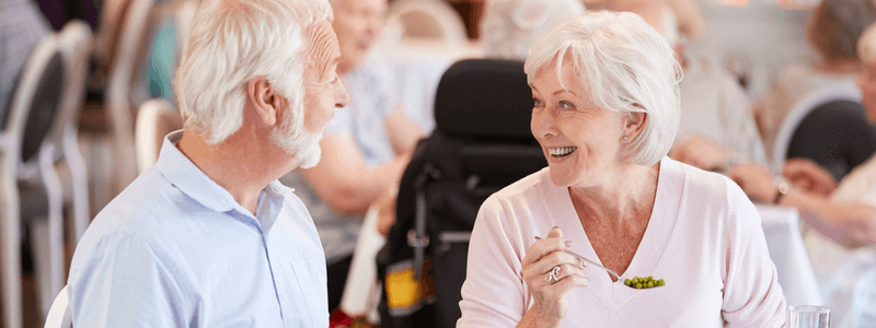 social life in assisted living community
