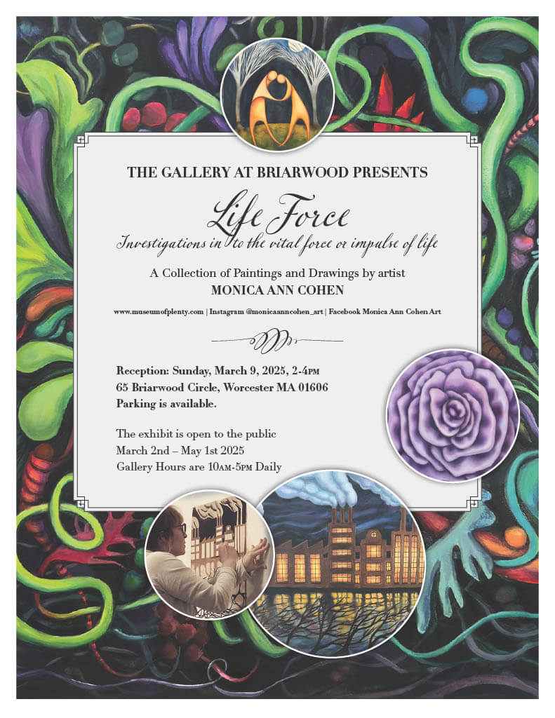 gallery opening life force flyer
