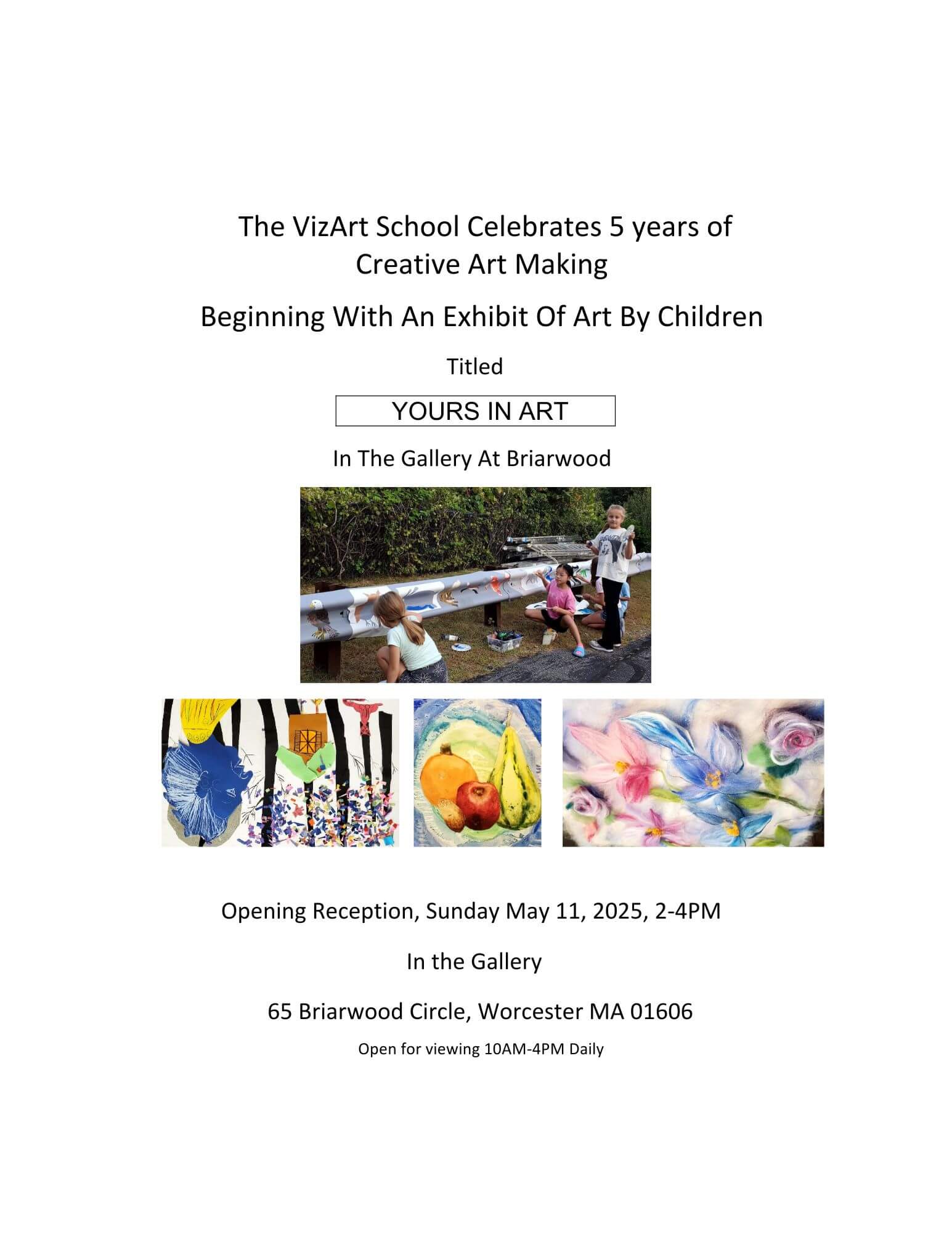 vizart school exhibit